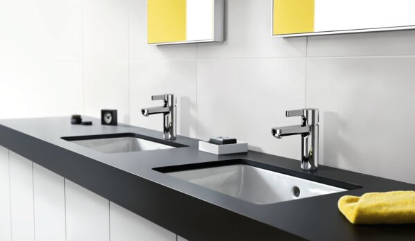 HANSGROHE METRIS S TEK KOLLU LAVABO BATARYASI 100 KUMANDALI KROM 31060000