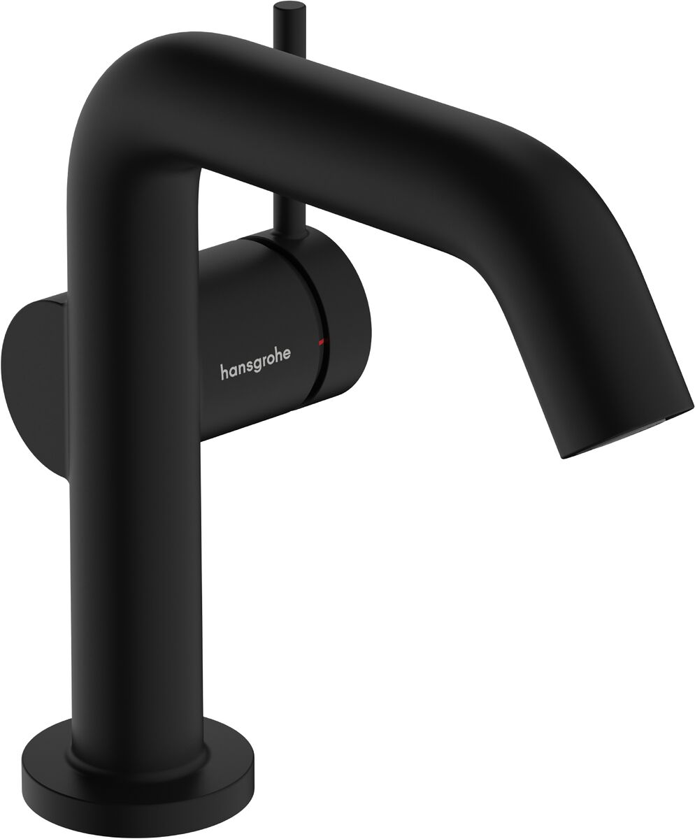 HANSGROHE TECTURIS S TEK KOLLU LAVABO BATARYASI 110 COOLSTART ECOSMART SATIN SIYAH 73323670