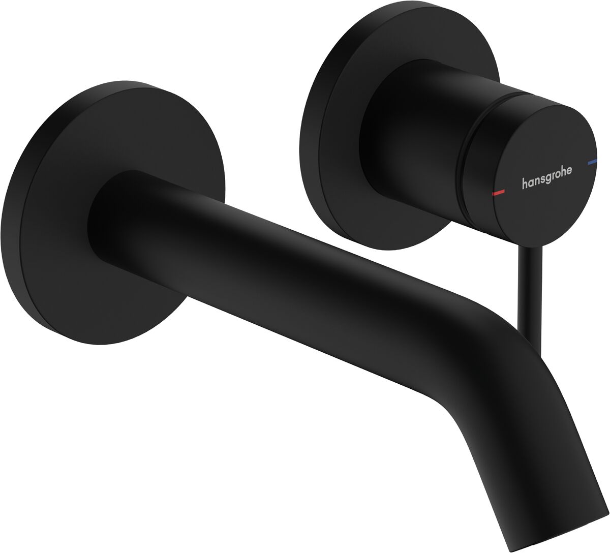 HANSGROHE TECTURIS S TEK KOLLU LAVABO BATARYASI 16,5CM ECOSMART MAT SIYAH 73350670