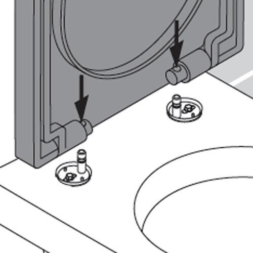 DURAVIT STARCK 3 ASMA KLOZET RIMLESS HYGIENEGLAZE SET 45273920A1