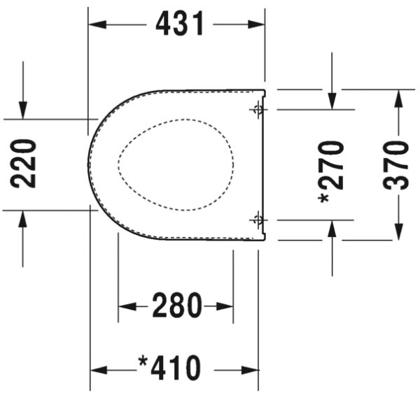 DURAVIT STARCK 3 ASMA KLOZET RIMLESS SETI 45273900A1