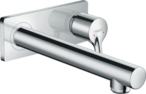 HANSGROHE TALIS S TEK KOLLU LAVABO BATARYASI ANKASTRE 22.5CM GAGA KROM 72111000