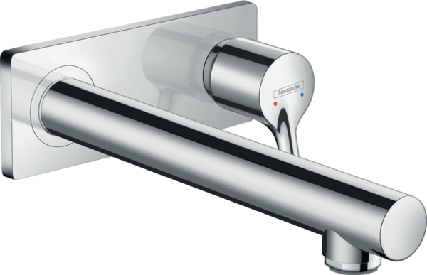 HANSGROHE TALIS S TEK KOLLU LAVABO BATARYASI ANKASTRE 22.5CM GAGA KROM 72111000