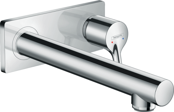 HANSGROHE TALIS S TEK KOLLU LAVABO BATARYASI ANKASTRE 22.5CM GAGA KROM 72111000