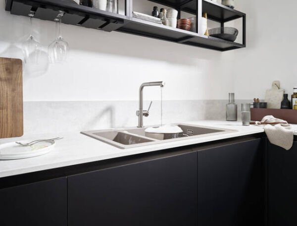 HANSGROHE TALIS M54 EVIYE BATARYASI TEK KOLLU 270 CEKILEBILIR GAGA 1JET KROM 72808000