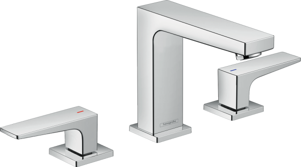 HANSGROHE METROPOL 3-DELIKLI LAVABO BATARYASI 110 BAS-AC GIDER SETI KROM 32514000