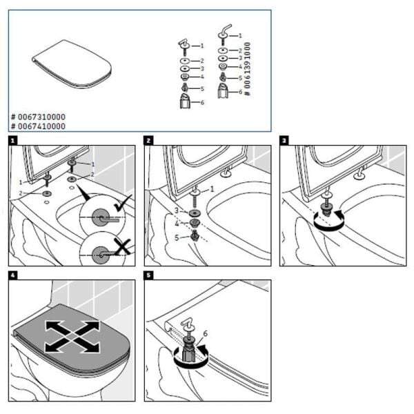DURAVIT D-CODE KLOZET KAPAGI AMORTISORSUZ 0067310000
