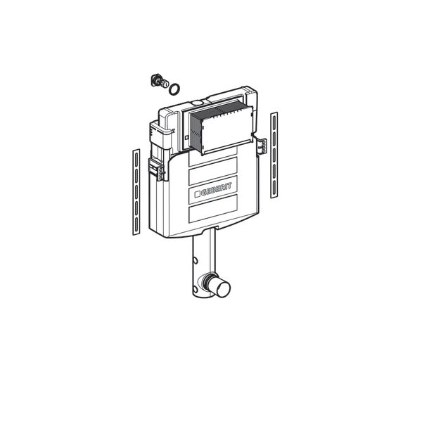 GEBERIT SIGMA ALATURKA GOMME REZERVUAR 12 CM GOVDE 109.300.00.5