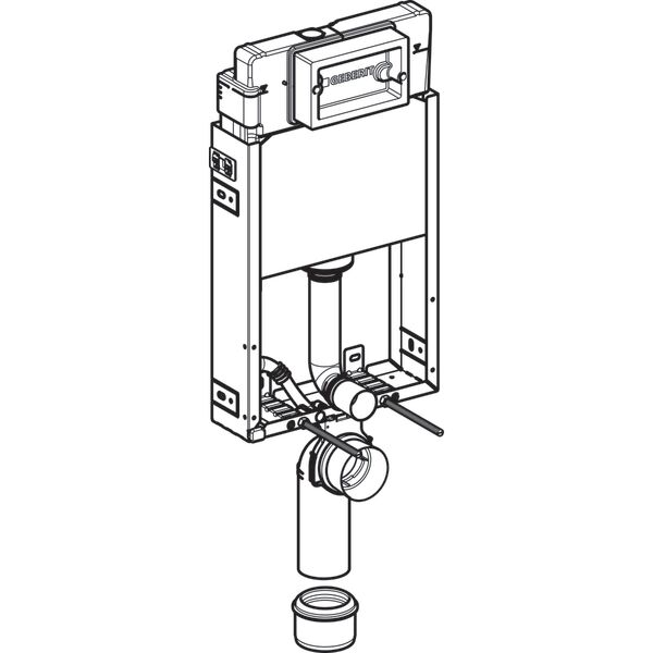GEBERIT DELTA GOMME REZERVUAR 12 CM KOMBIFIX 110.100.00.1