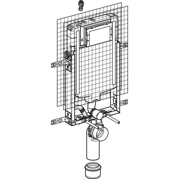 GEBERIT SIGMA GOMME REZERVUAR 8 CM KOMBIFIX 110.792.00.1