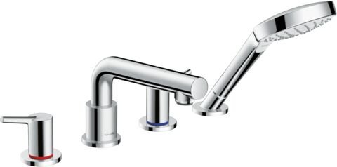 HANSGROHE TALIS S KUVET KENARI BATARYASI 4-DELIKLI KROM 72419000
