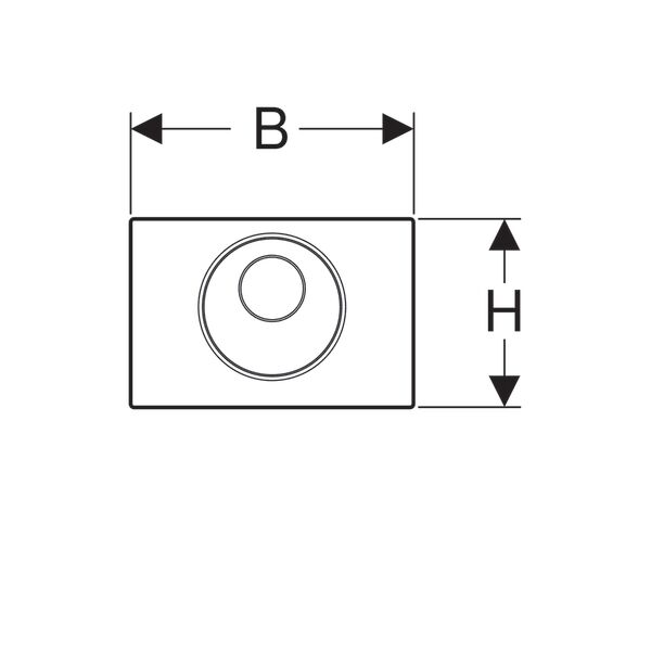 GEBERIT SIGMA FOTOSELLI KAPAK MANUEL OZELLIK ELEKTRIKLI P.CELIK 115.890.SN.5