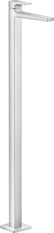 HANSGROHE METROPOL YERDEN TEK KOLLU LAVABO BATARYASI KUMANDASIZ CUBUK VOLAN KROM 32530000