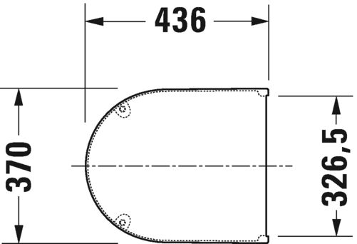 DURAVIT STARCK 3 KLOZET KAPAGI AMORTISORSUZ 0063810000