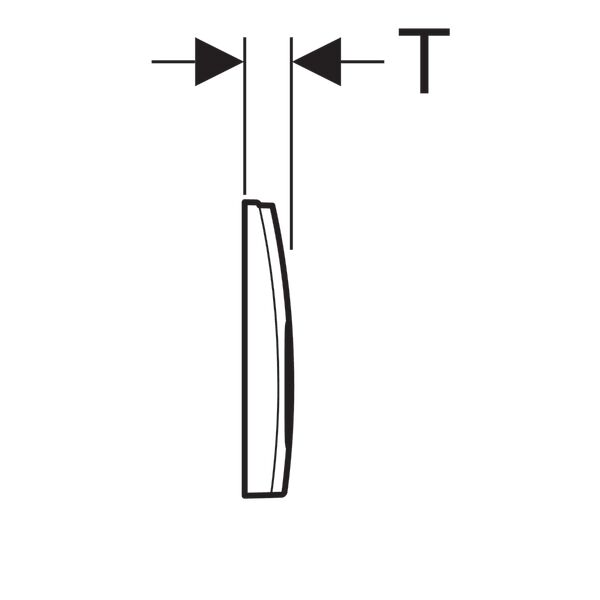 GEBERIT DELTA KUMANDA KAPAGI CIFT BASMALI BEYAZ 115.125.11.1