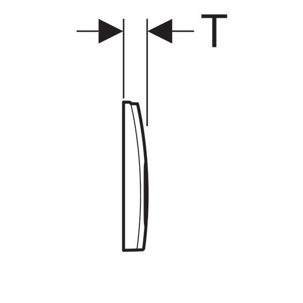 GEBERIT DELTA KUMANDA KAPAGI CIFT BASMALI BEYAZ 115.125.11.1