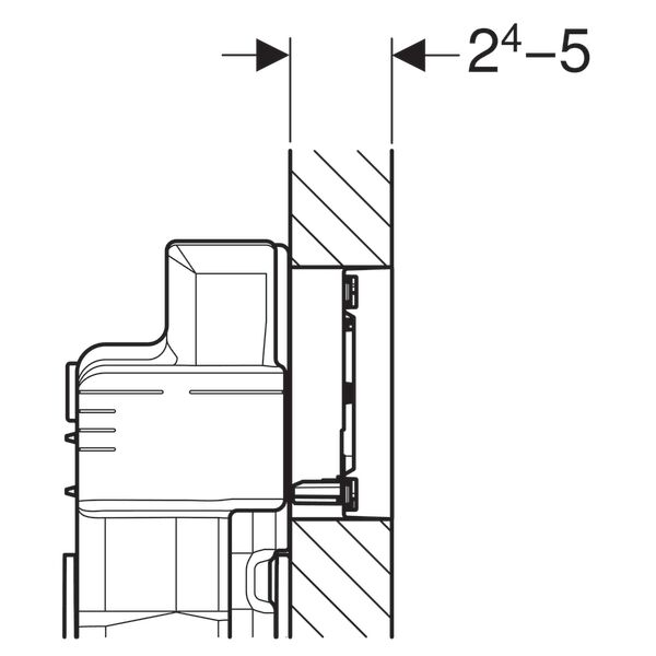 GEBERIT SIGMA KUMANDA KAPAGI CIFT BASMALI BEYAZ CAM 115.640.SI.1