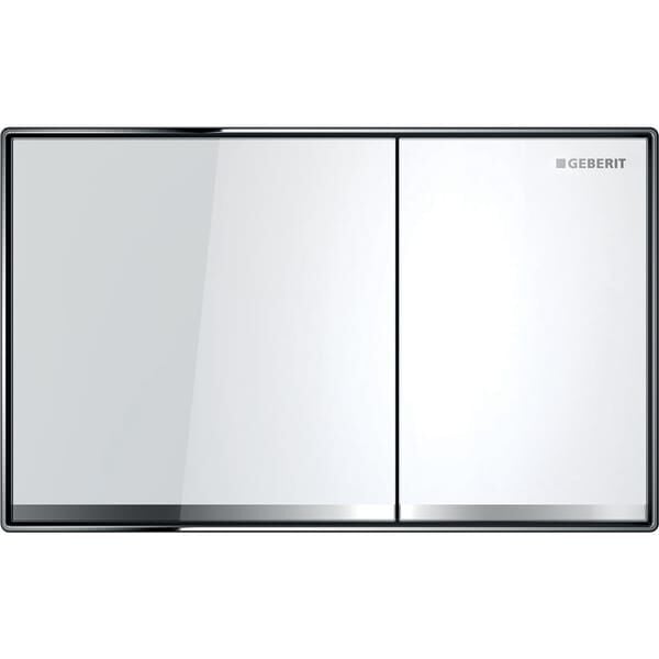 GEBERIT SIGMA KUMANDA KAPAGI CIFT BASMALI BEYAZ CAM 115.640.SI.1