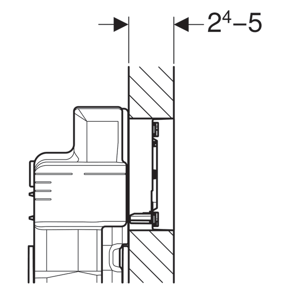 GEBERIT SIGMA KUMANDA KAPAGI CIFT BASMALI BEYAZ CAM 115.640.SI.1