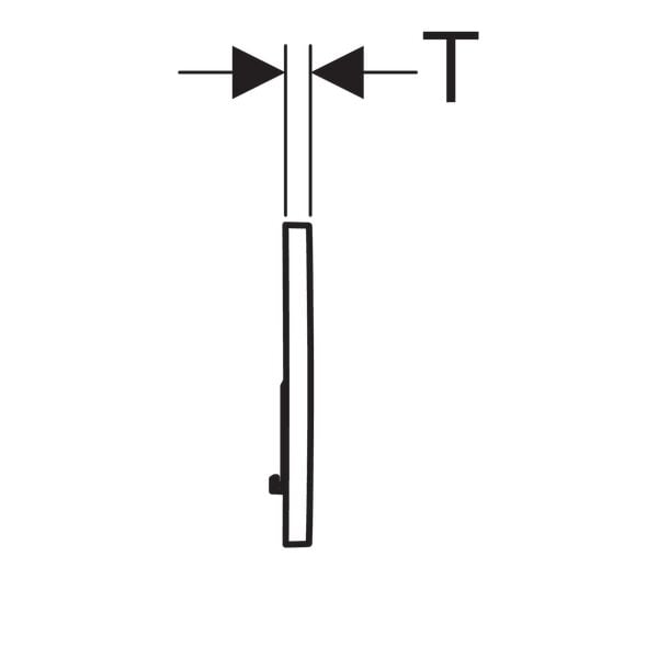 GEBERIT SIGMA KUMANDA KAPAGI CIFT BASMALI SIYAH 115.770.DW.5