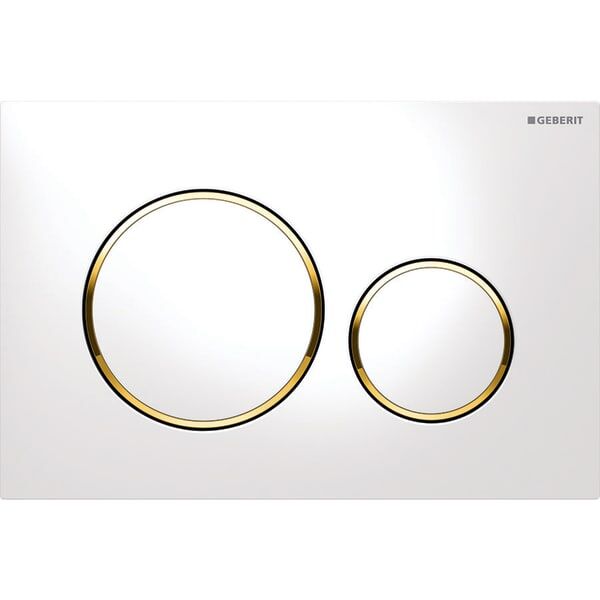 GEBERIT SIGMA KUMANDA KAPAGI BEYAZ/ALTIN/BEYAZ 115.882.KK.1
