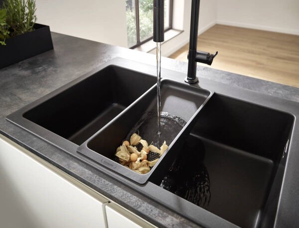 HANSGROHE S510 COK FONKSIYONLU SUZGEC SATIN SIYAH 19*43  40963000