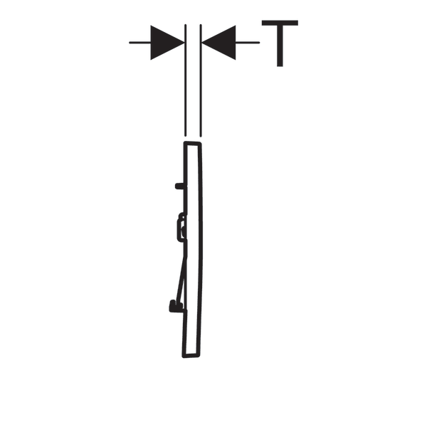 GEBERIT SIGMA KUMANDA KAPAGI CIFT BASMALI MAT/PARLAK/MAT 115.883.KN.1