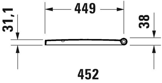 DURAVIT VERO AIR KLOZET KAPAGI AMORTISORLU 0022090000