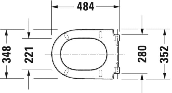 DURAVIT STARCK 3 KLOZET KAPAGI AMORTISORLU 0063390000