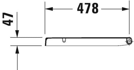 DURAVIT STARCK 3 KLOZET KAPAGI AMORTISORLU 0063390000