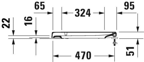 DURAVIT STARCK 3 KLOZET KAPAGI AMORTISORLU 0063390000
