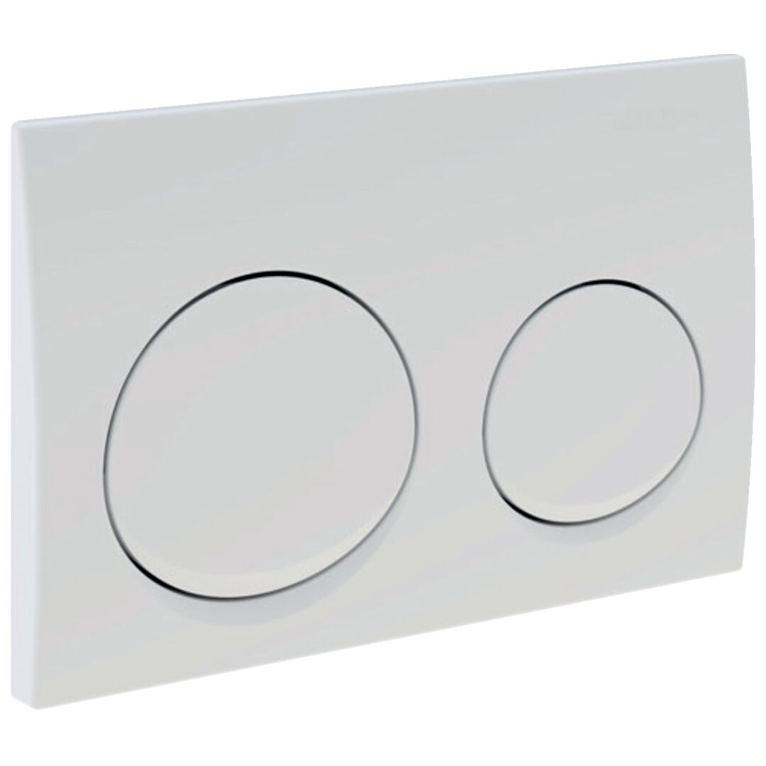 GEBERIT ALPHA KUMANDA KAPAGI CIFT BASMALI BEYAZ 115.040.11.5