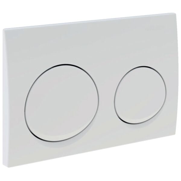 GEBERIT ALPHA KUMANDA KAPAGI CIFT BASMALI BEYAZ 115.040.11.5