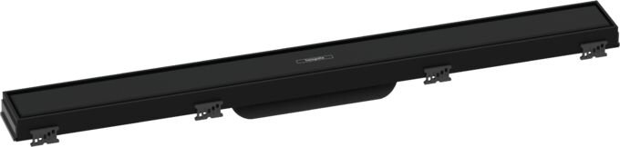 HANSGROHE RAINDRAIN MATCH DUS KANALI 70CM SERAMIK KAPNABILIR KAPAK YUKSEKLIK AYARLANABILIR CERCEVE ILE SATIN SIYAH 56037670