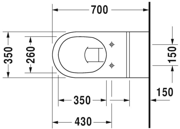 DURAVIT ARCHITEC ASMA KLOZET  0190390075