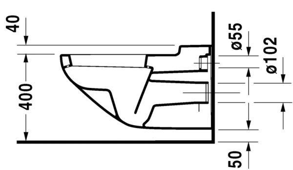 DURAVIT ARCHITEC ASMA KLOZET  0190390075