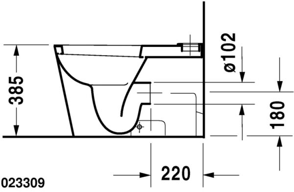 DURAVIT STARCK 1 TAKIM KLOZETI 0233390075