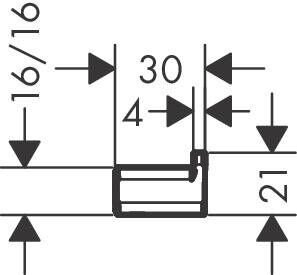 HANSGROHE ADDSTORIS ASKI TEKLI KROM 41742000