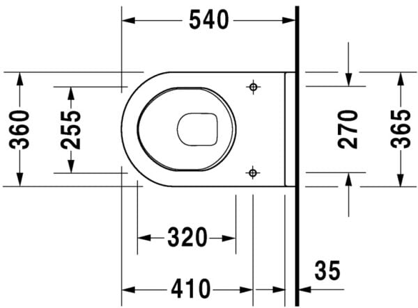DURAVIT STARCK 3 ASMA KLOZET 2200390075