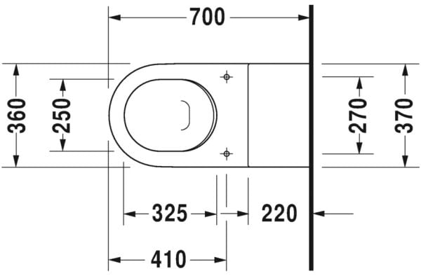 DURAVIT STARCK 3 ASMA KLOZET  2203390075