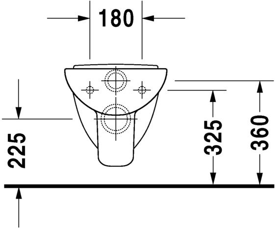 DURAVIT D-CODE ASMA KLOZET KOMPAKT  22113900752