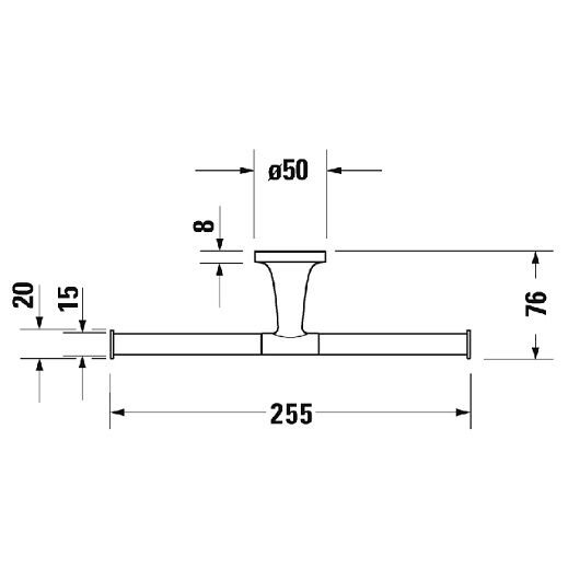 DURAVIT STARCK IKILI TUVALET KAGITLIGI  0099381000
