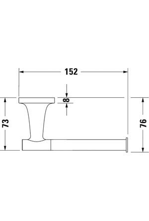 DURAVIT STARCK TUVALET KAGITLIGI  0099371000