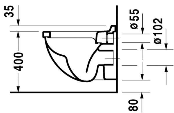 DURAVIT STARCK 3 ASMA KLOZET KOMPAKT  2202390075