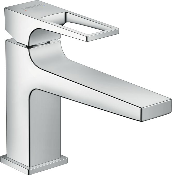 HANSGROHE METROPOL TEK KOLLU LAVABO BATARYASI 100 BAS AC GIDER SETI ILE KROM 74502000
