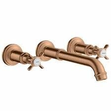 AXOR MONTREUX 3-DELIKLI LAVABO BATARYASI 225 MM GAGA MAT BRONZ 16532140
