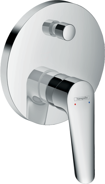 HANSGROHE LOGIS E TEK KOLLU BANYO BATARYASI KROM 71404000