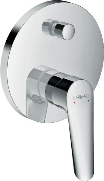 HANSGROHE LOGIS E TEK KOLLU BANYO BATARYASI KROM 71404000