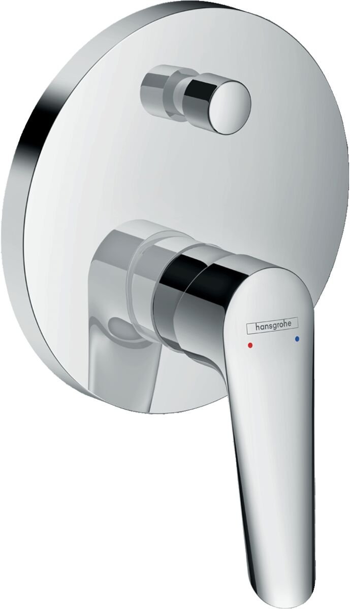 HANSGROHE LOGIS E TEK KOLLU BANYO BATARYASI KROM 71404000