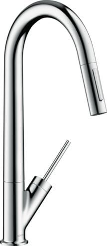 AXOR STARCK EVIYE BATARYASI SPIRALLI KROM 10821000